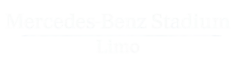 Official logo of our limousine car service providing airport and stadium transportation to Mercedes-Benz Stadium in Atlanta.